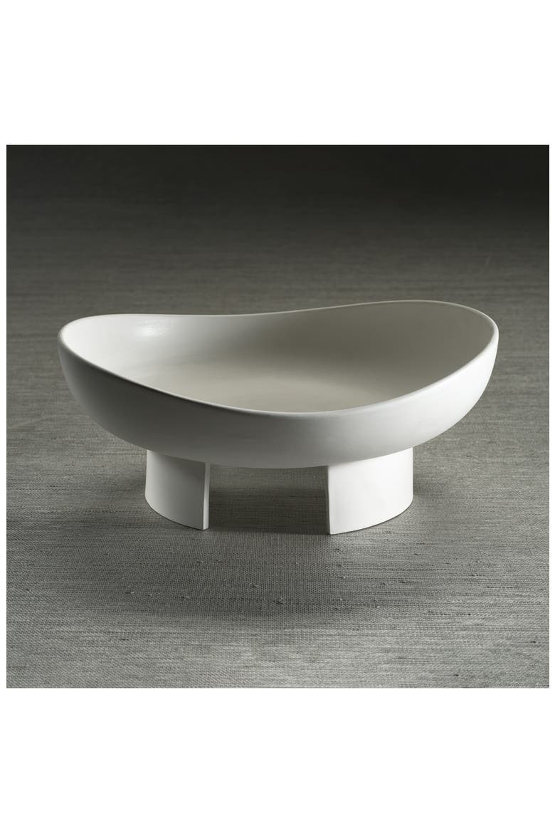 Kutani Ceramic Bowl, Alternate, color, WHITE