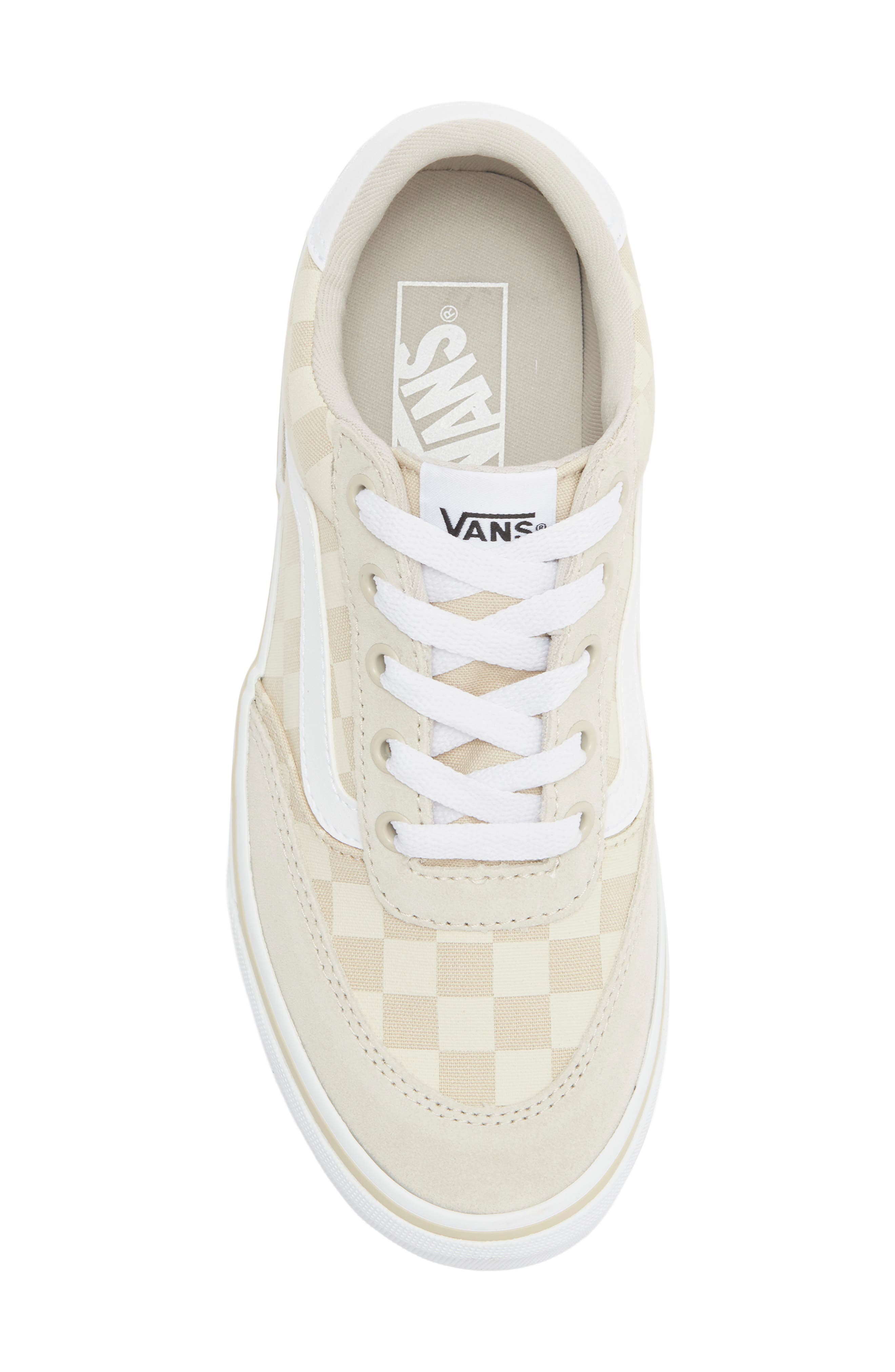 Vans Brooklyn Sneaker, Alternate, color, Check Textile Oatmeal