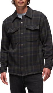 prAna Happy Camp Flannel Snap-Up Shirt Jacket