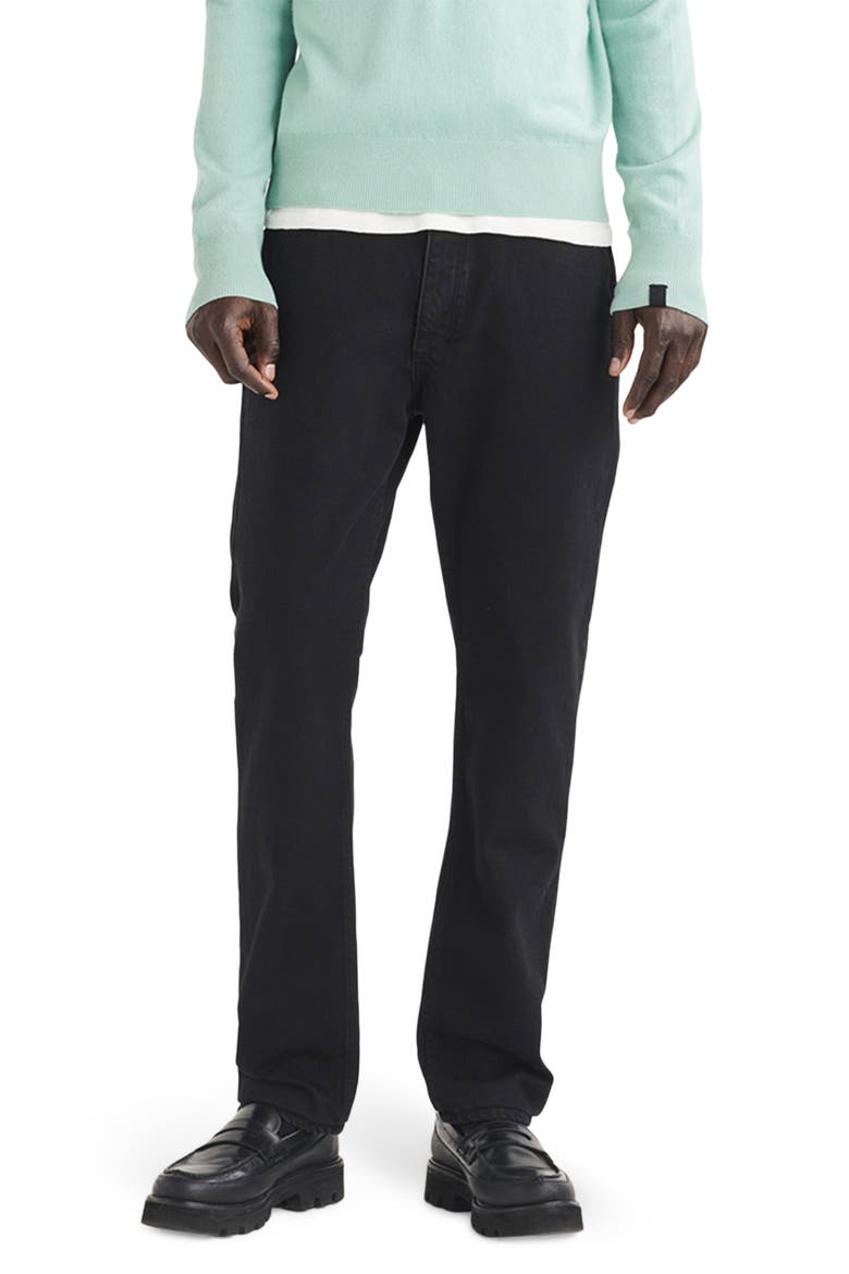 Fit 4 Authentic Rigid Straight Leg Jeans, Main, color, RINSE