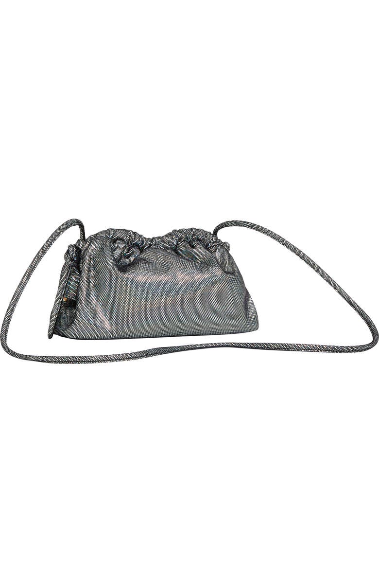 Mansur Gavriel Mini Cloud Leather Clutch, Alternate, color, Glitter