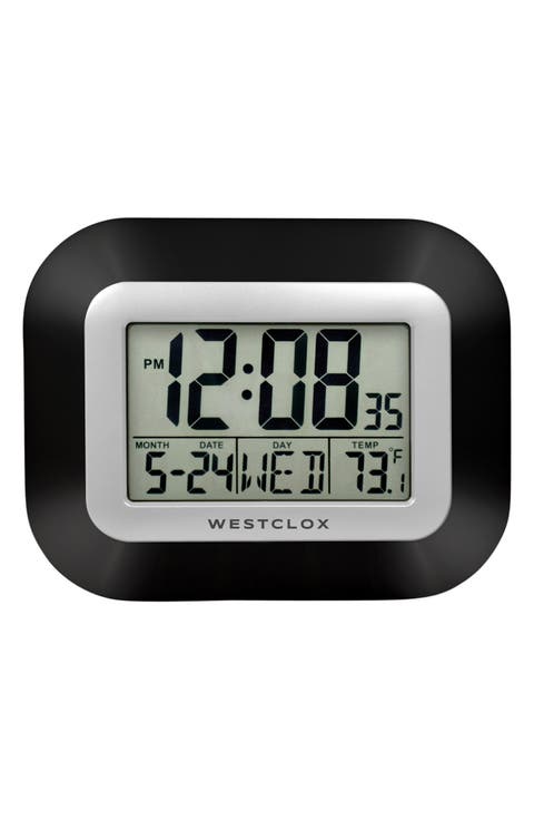 Digital LCD Wall Clock