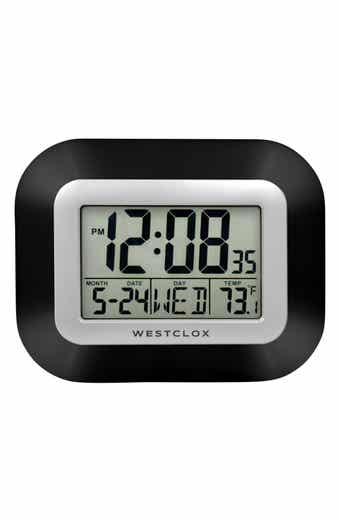 Westclox Digital LCD Wall Clock