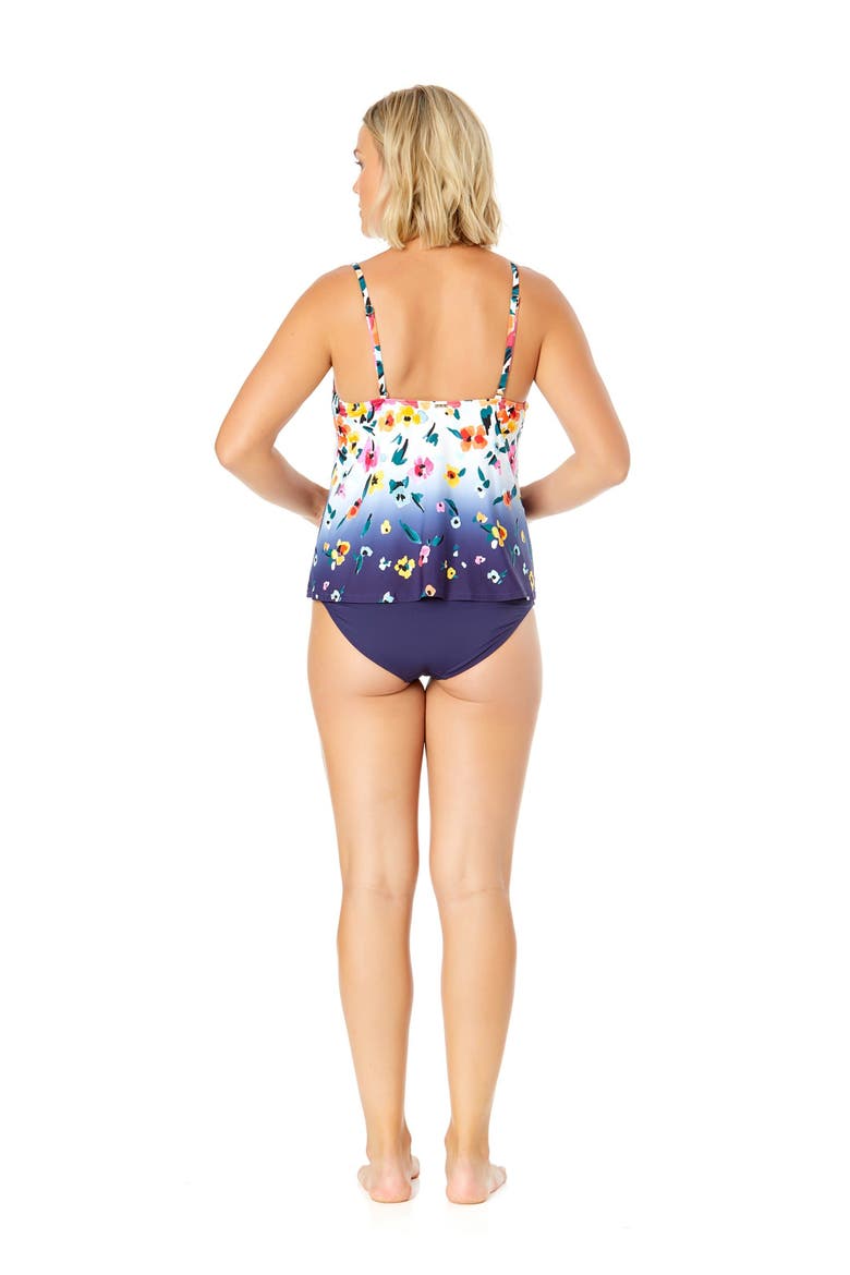 Women's Riviera Floral Easy Triangle Tankini Swim Top, Alternate, color, Gradient Floral