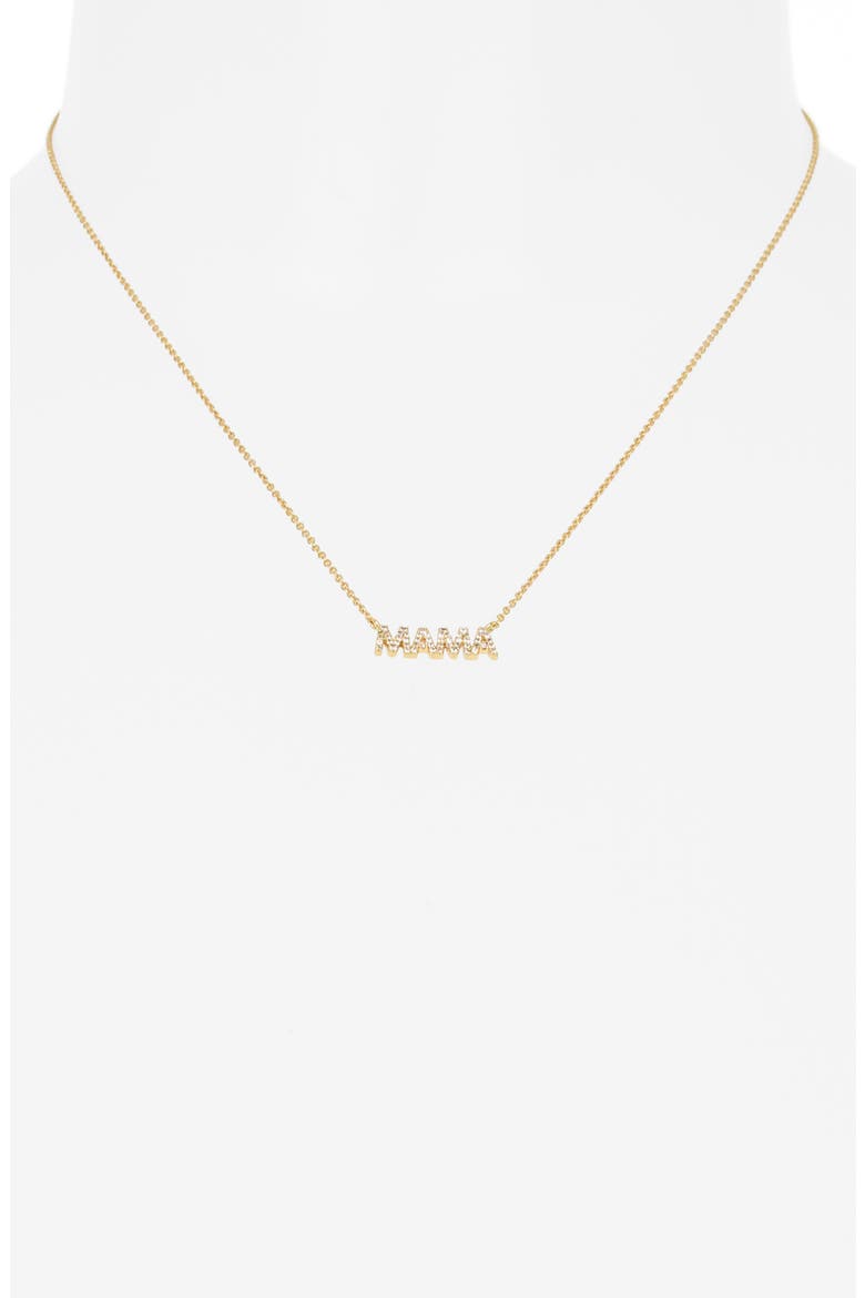 Sunshine Mama Pendant Necklace, Alternate, color, GOLD
