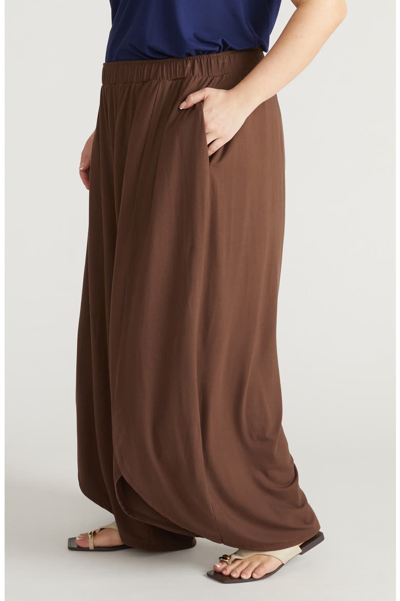 Rey Divine Jersey Pants, Alternate, color, BROWN PEPPERCORN