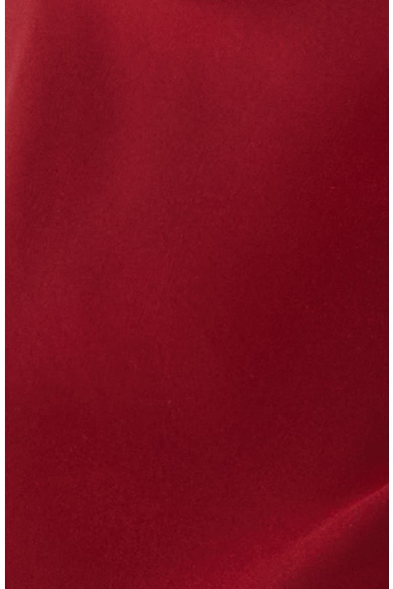 Mireya Ruched Ruffle Sleeveless Silk Maxi Dress, Alternate, color, CHERRY ROSE
