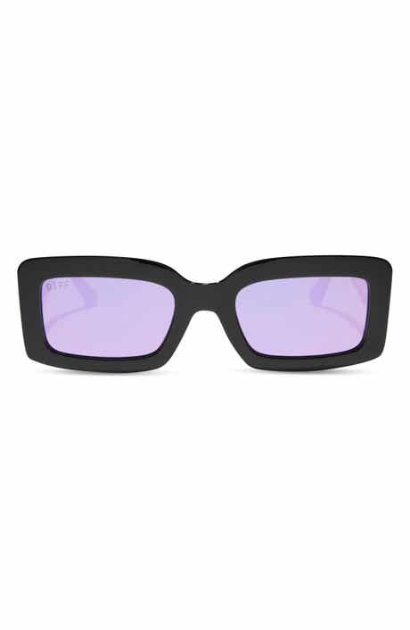 DIFF Katie 52mm Gradient Rectangle Sunglasses