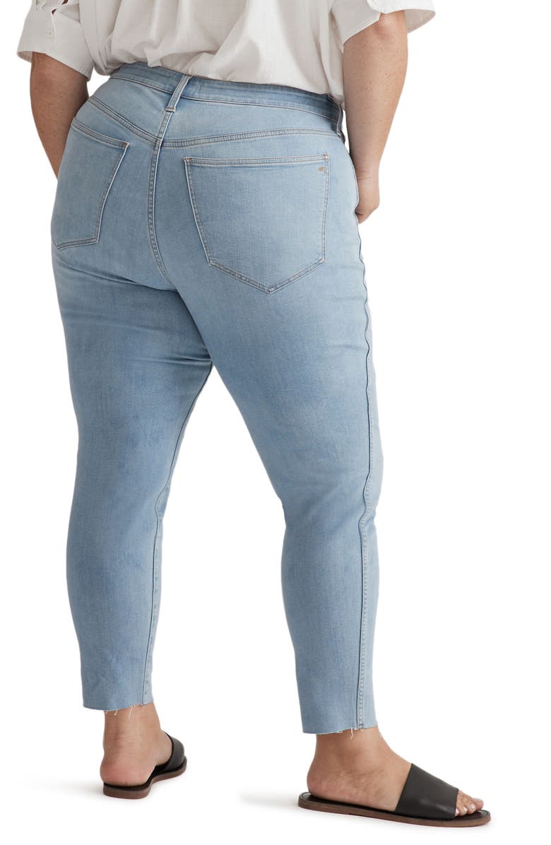 Madewell 10-Inch High Waist Skinny Crop Jeans, Alternate, color, Charlemont Wash