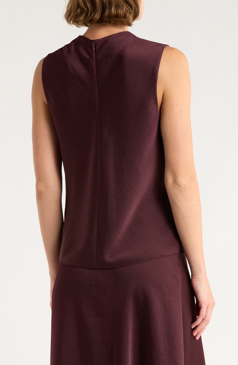 Vince Cascade Draped Sleeveless Top, Alternate, color, Cherry Night
