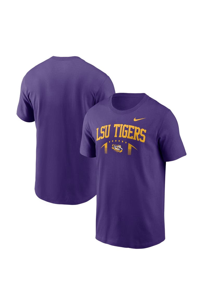 Men's Nike Purple LSU Tigers Primetime Football Icon T-Shirt, Alternate, color, Purple