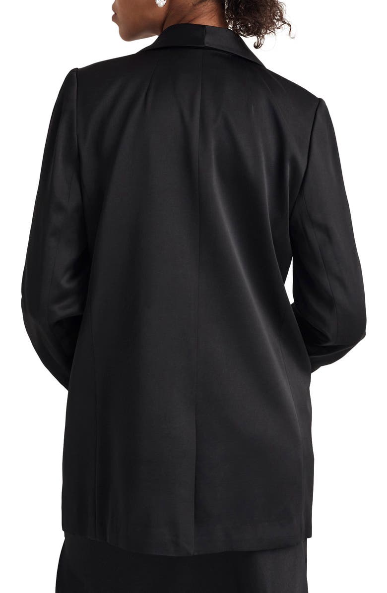 Madewell Oversize Satin Blazer, Alternate, color,