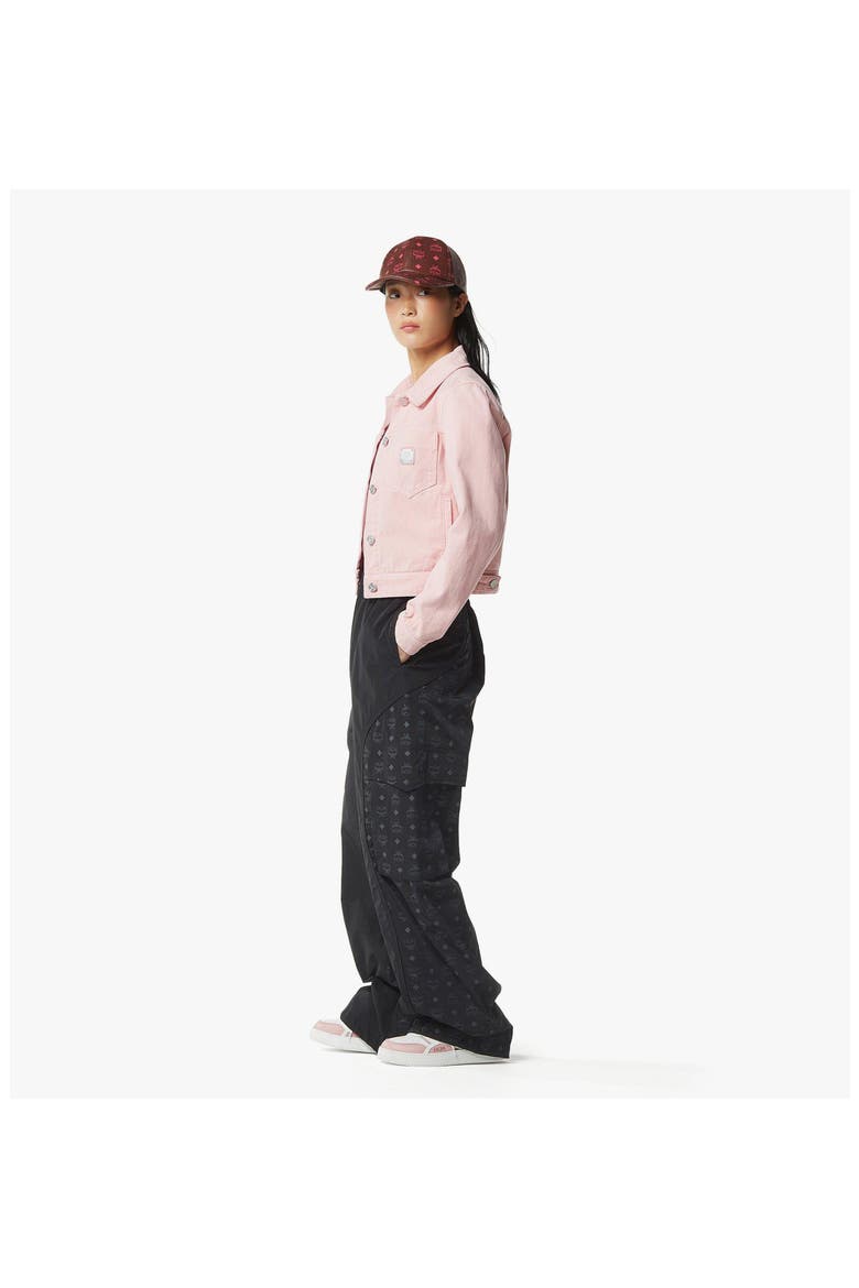 Monogram Cargo Pants in Recycled Nylon, Alternate, color, White