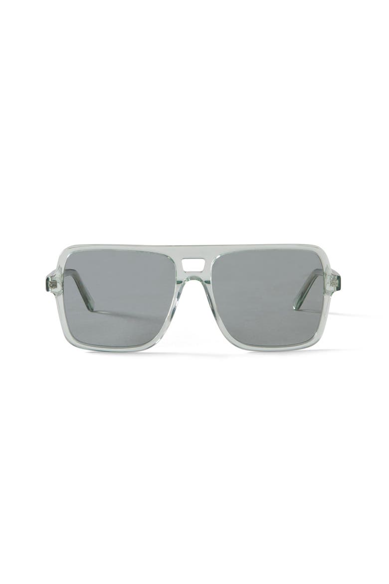 Dallas Sunglasses, Main, color, Clear / Green