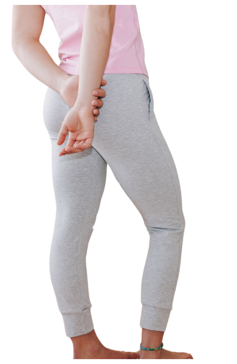 Yellowberry Uptown Jogger Pant, Alternate, color, Heather Grey