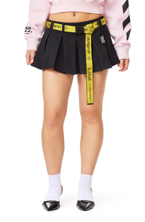 Pleated Miniskirt