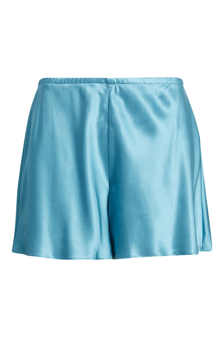 Gale Silk Shorts, Alternate, color, SIREN