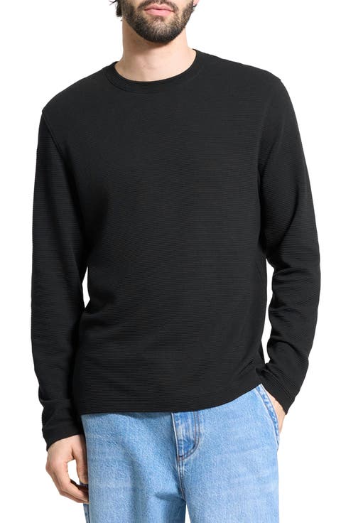 Delroy Textured Long Sleeve T-Shirt