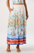 ASTR the Label Wendy Island Sketch Maxi Skirt