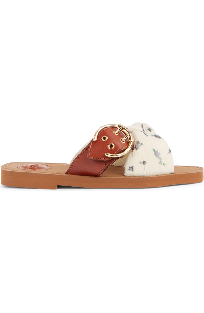 Chloé Woody Buckle Slide Sandal, Alternate, color,