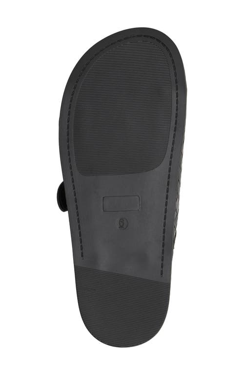 Mia Brooklyn Slide Sandal In Blackblack
