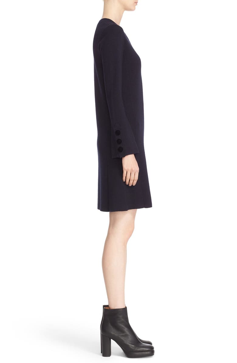 See by Chloé Long Sleeve Knit Wool Shift Dress, Alternate, color, 