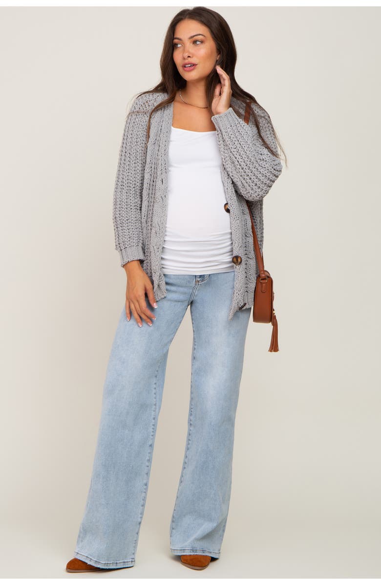 PinkBlush Wide Leg Maternity Jeans, Alternate, color,