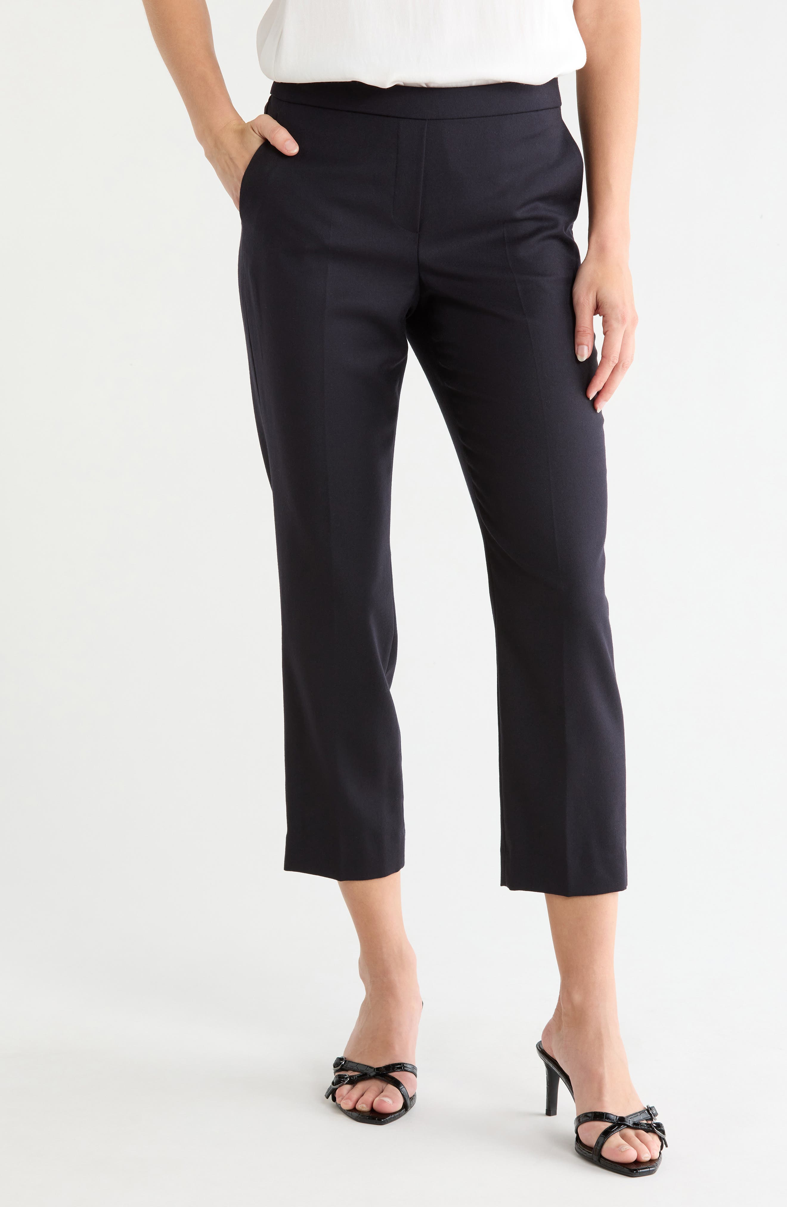Sleek Flannel Treeca Pull-On Pants