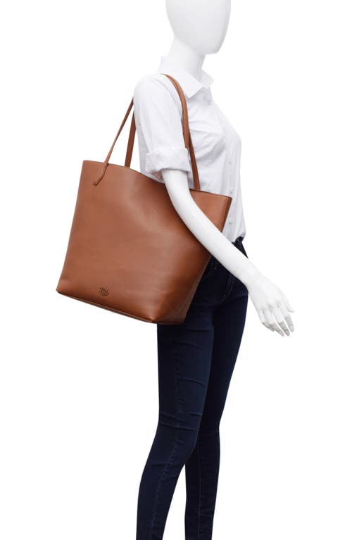 New Amsterdam Leatherworks Asher Large Tote In Brown