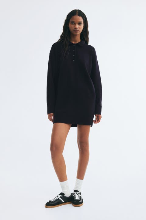 Knit Polo Dress