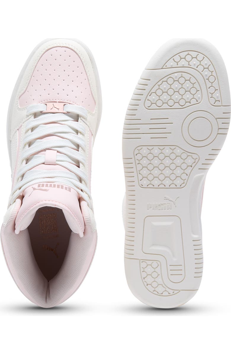 PUMA Rebound Layup High Top Sneaker, Alternate, color, Jasmine Flower/ Warm