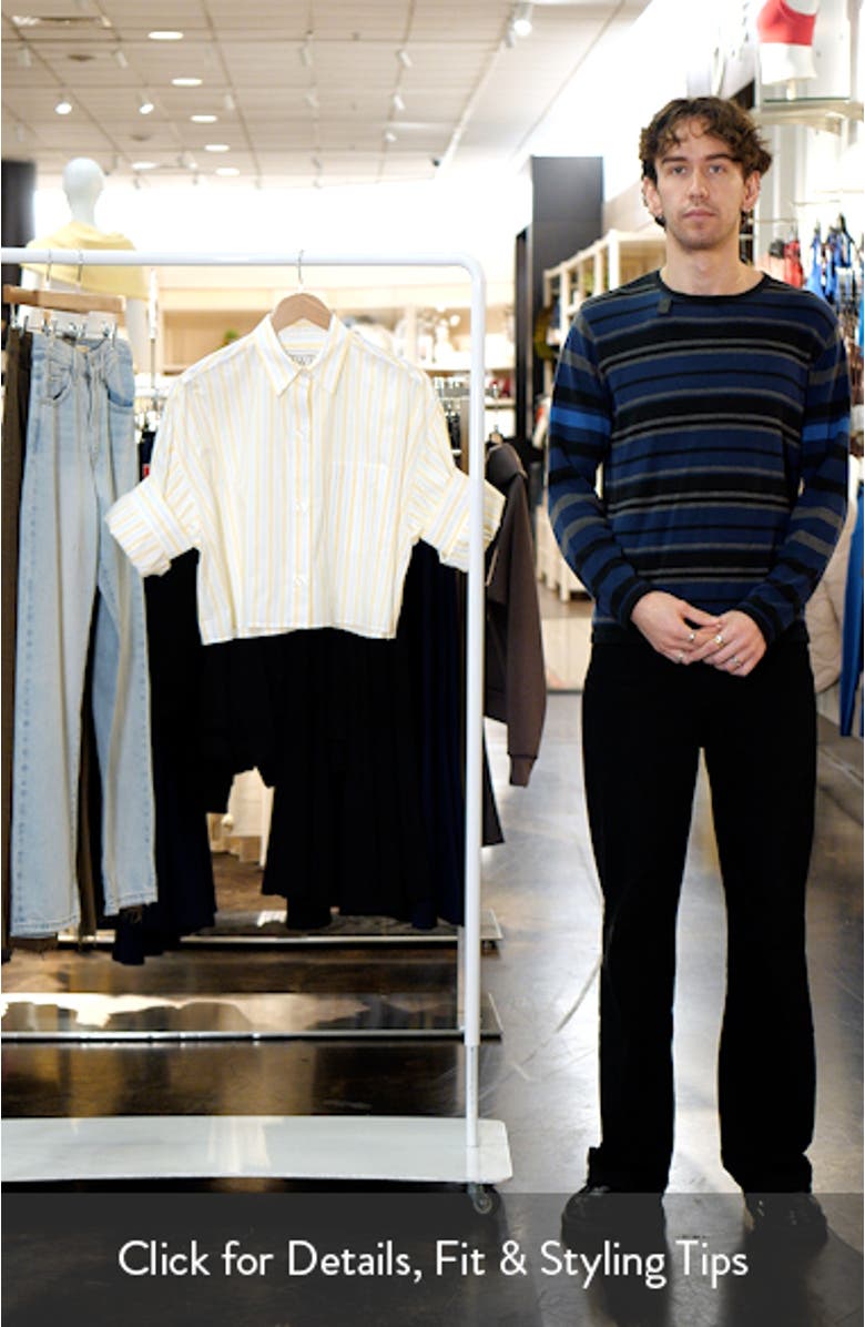 Next Ex Stripe Button Front Shirt, sales video thumbnail