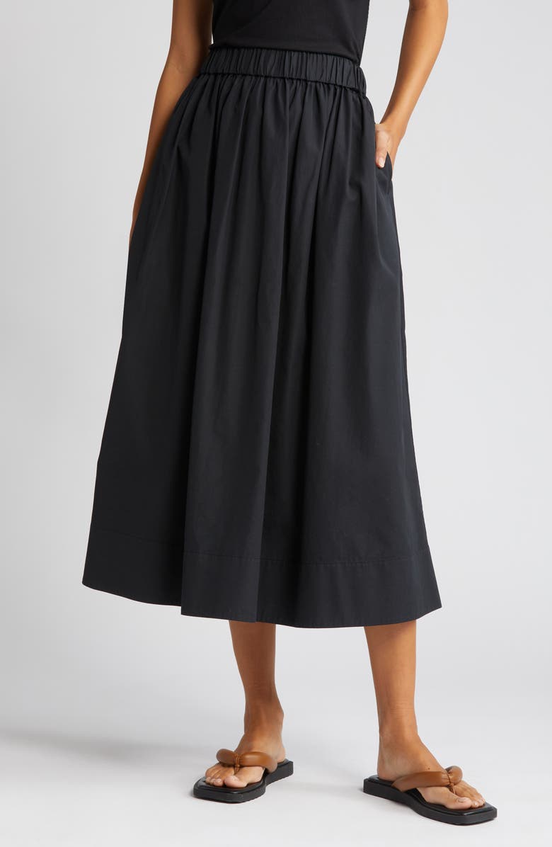 Nordstrom Signature Cotton Poplin Skirt, Alternate, color,