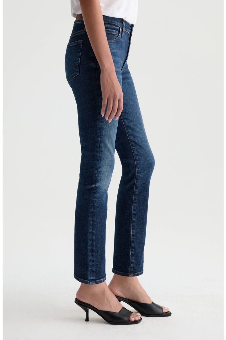 Mari Mid Rise Ankle Slim Straight Leg Jeans, Alternate, color, NIGHT CAP