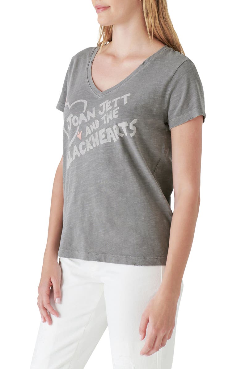 Lucky Brand Joan Jett & The Blackhearts Cotton Graphic Tee, Alternate, color, 