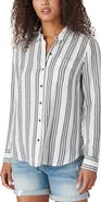 Lucky Brand Stripe Woven Button-Down Shirt