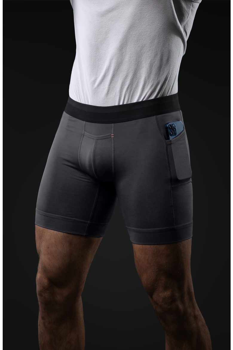 Tactical II Compression Baselayer, Alternate, color, Iron (Dark Gray)