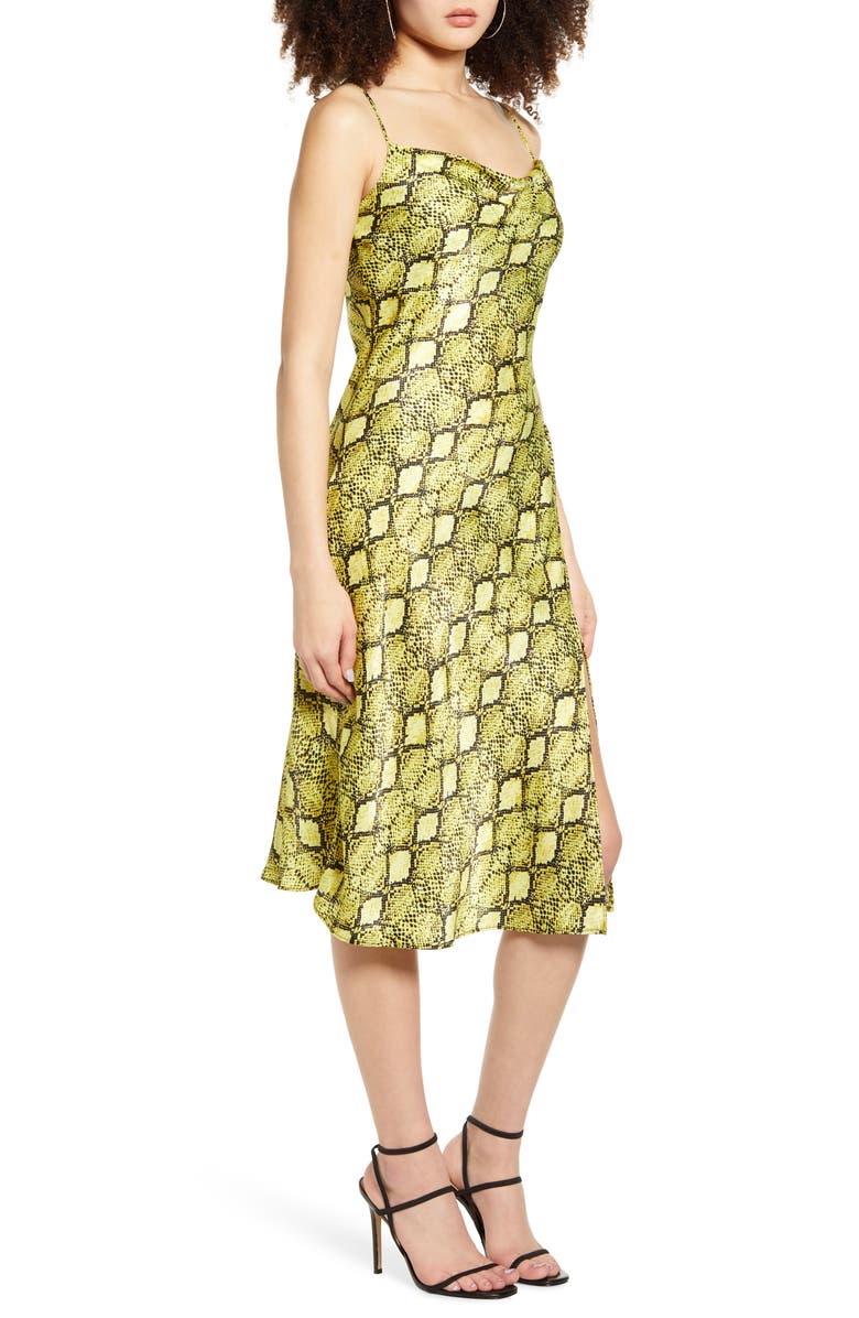Socialite Python Print Slipdress, Alternate, color, 