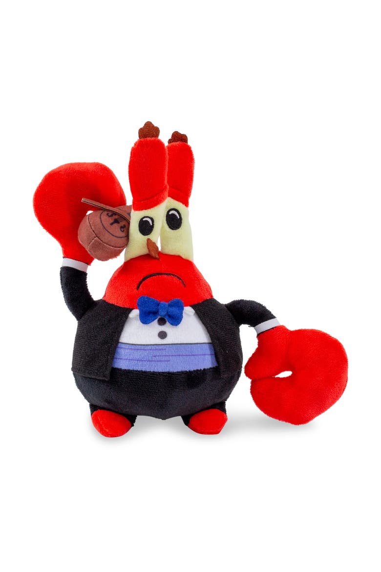 Nickelodeon SpongeBob SquarePants Mr. Krabs Violin 8-Inch Collector Plush Toy, Main, color, Red