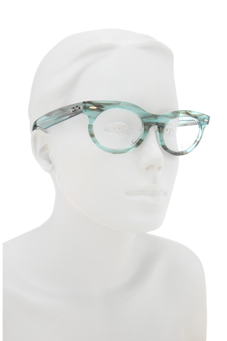 53mm Oval Optical Frames, Alternate, color, TRANSPARENT GREEN
