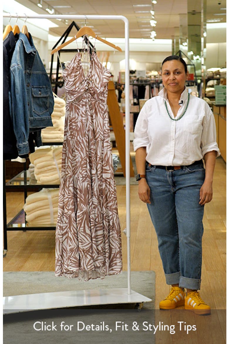 Cutout Cover-Up Maxi Dress video