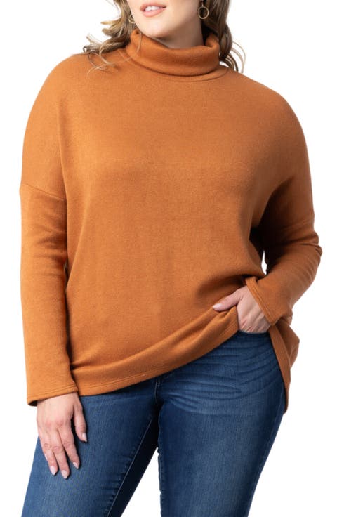 Paris Turtleneck Tunic Sweater (Plus Size)