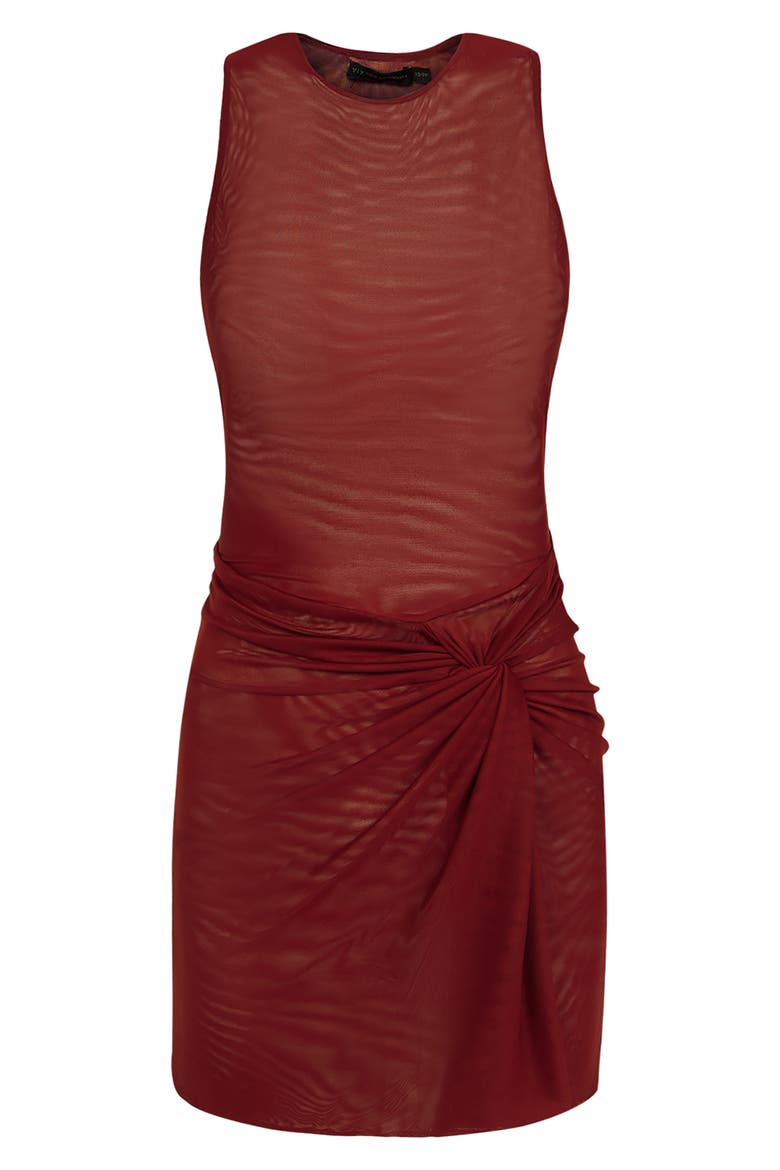 Mila Short Cover-Up Dress, Alternate, color, RED