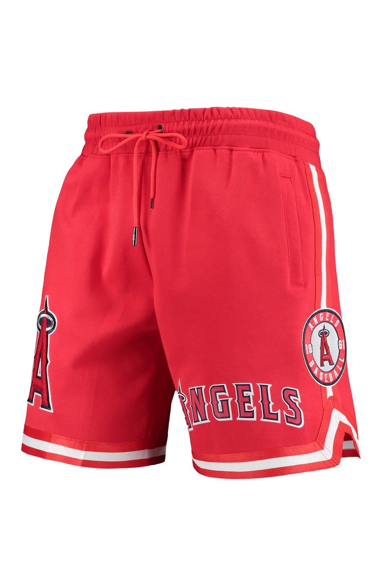 PRO STANDARD Men's Pro Standard Red Los Angeles Angels Team Shorts, Alternate, color, 