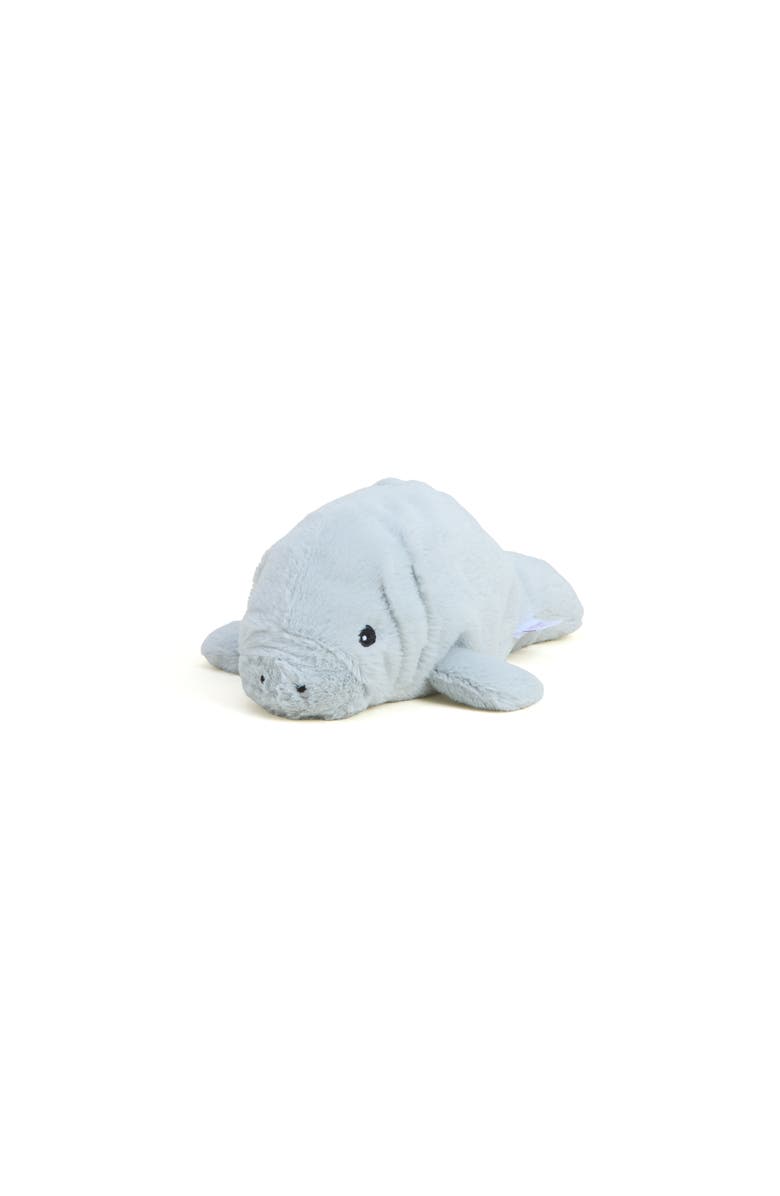 Warmies Manatee Junior Plush Toy, Main, color, Medium Gray