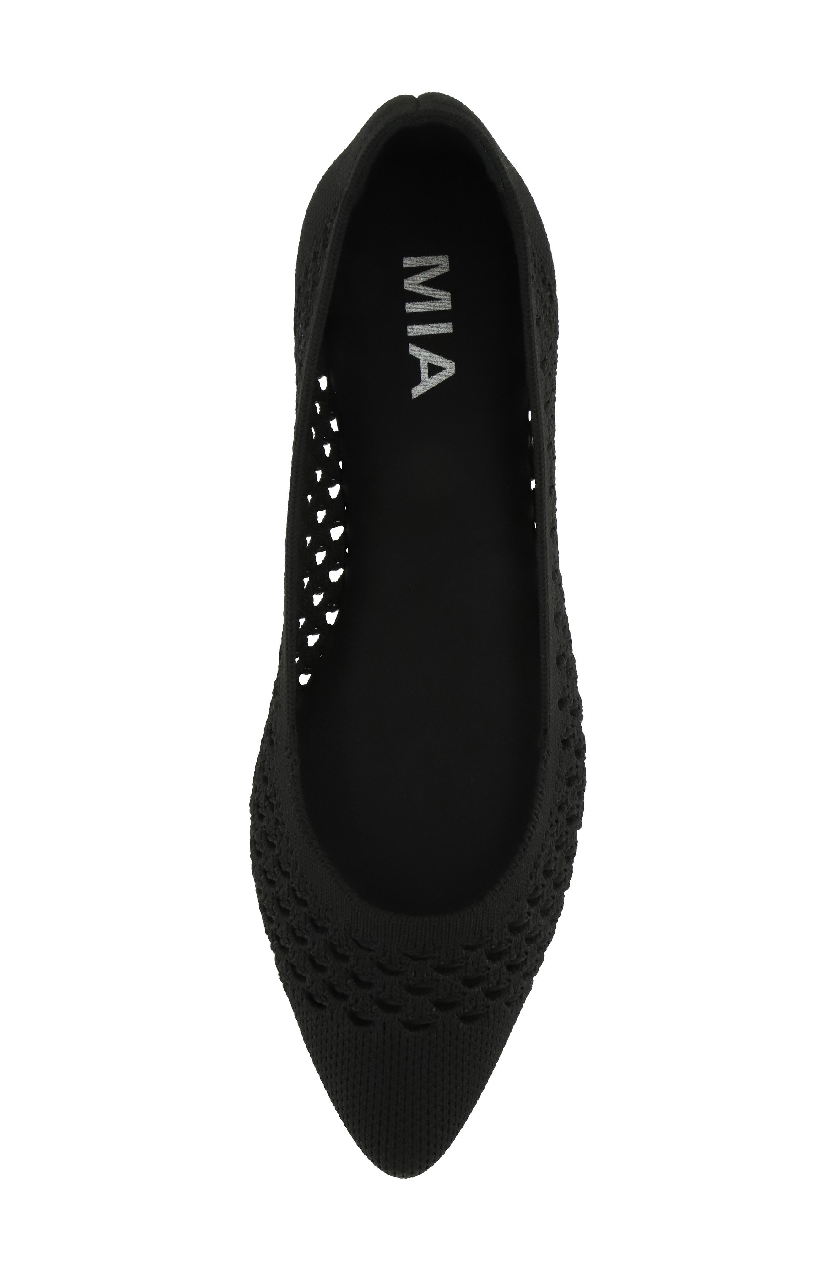 MIA Lovi Knit Pointed Toe Flat, Alternate, color, 