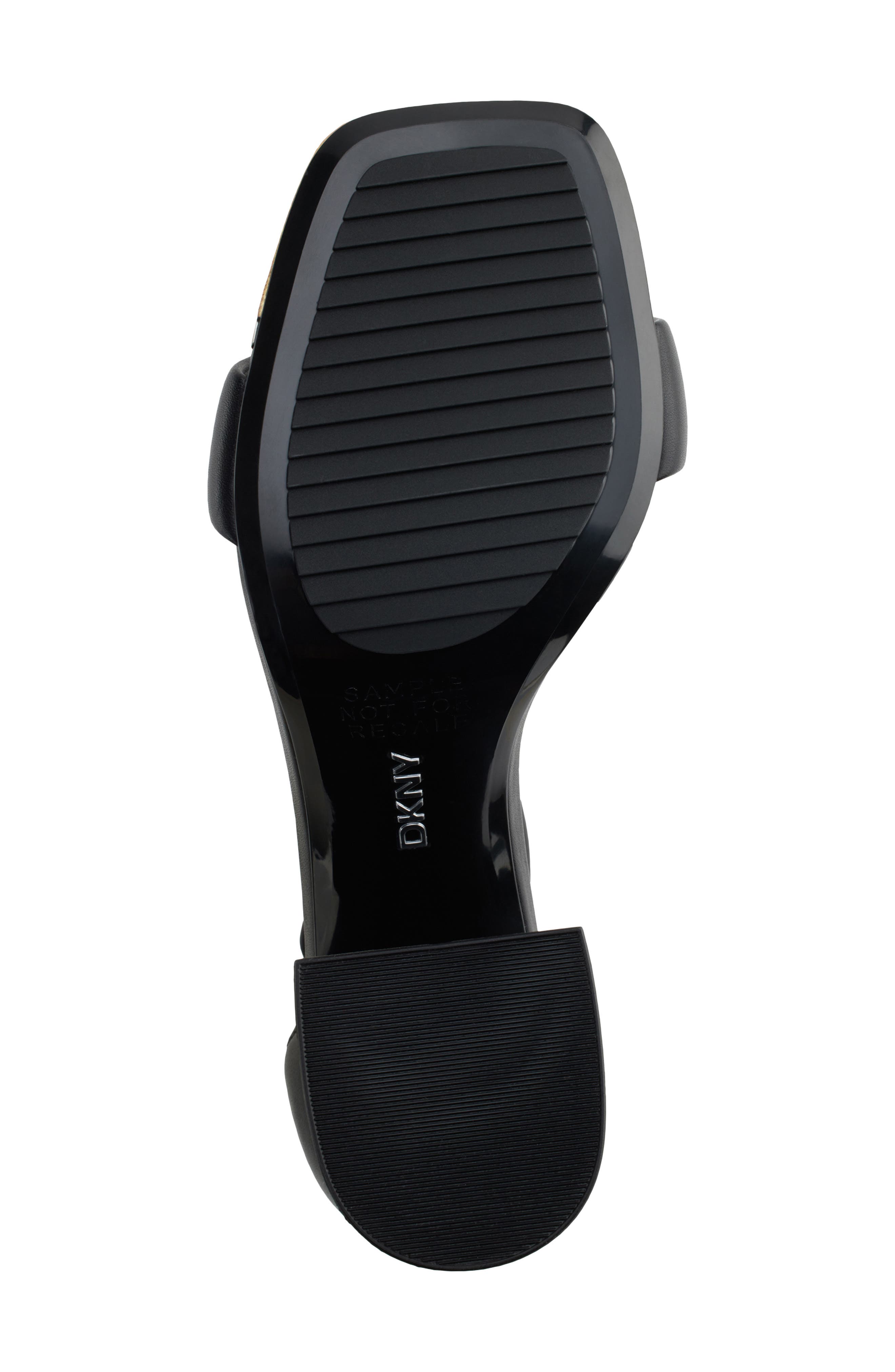 DKNY Scarla Ankle Strap Sandal, Alternate, color, Black