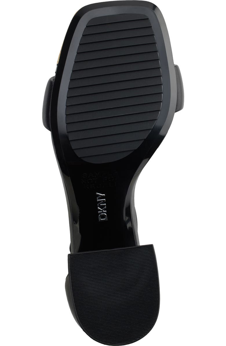 DKNY Scarla Ankle Strap Sandal, Alternate, color, Black