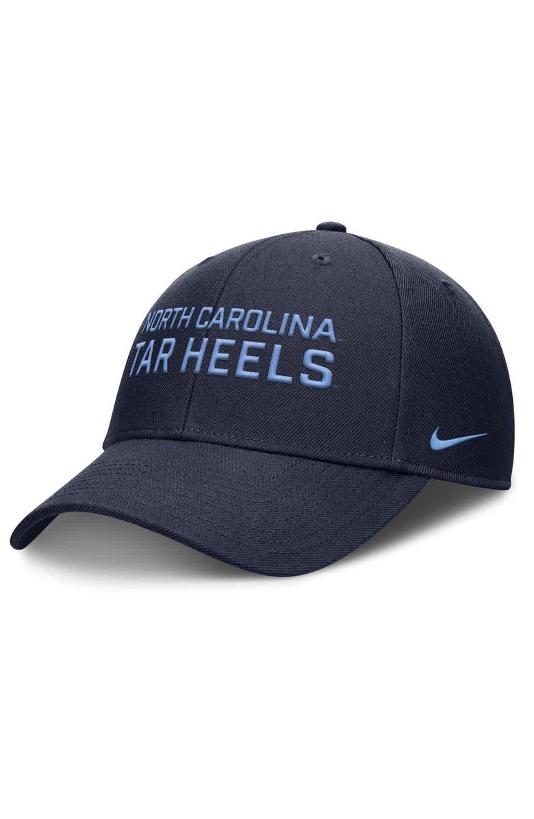 Nike Men's Nike Navy North Carolina Tar Heels Rise Practice Adjustable Hat, Main, color, Navy