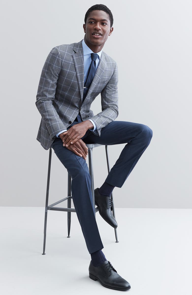 Nordstrom Men's Shop The Perfect Pre-Folded Pocket Square, Alternate, color, White